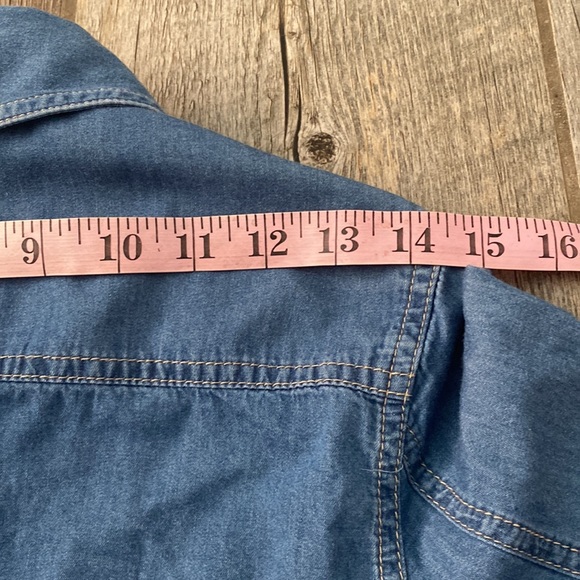 Pendleton Chambray Snap Up Shirt S - Picture 9 of 9